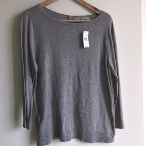 Ann Taylor loft sweater with buttons down the back